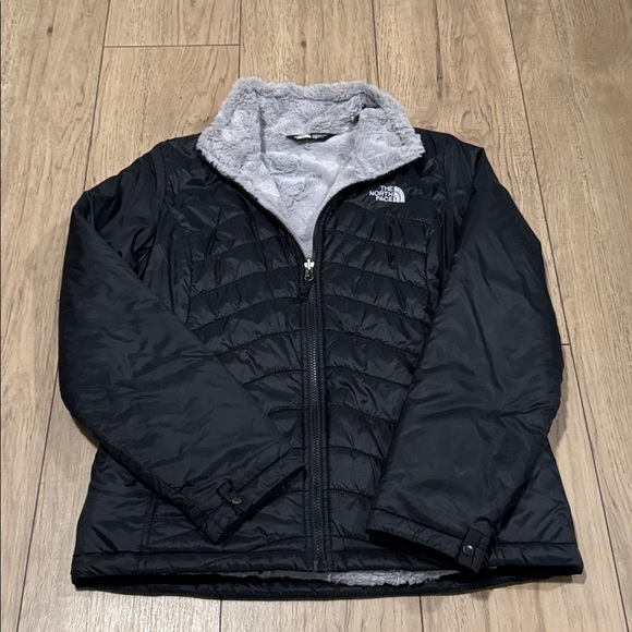 The North Face Women's Black Nylon Jacket with Fleece Interior Women’s Medium - Picture 3 of 11